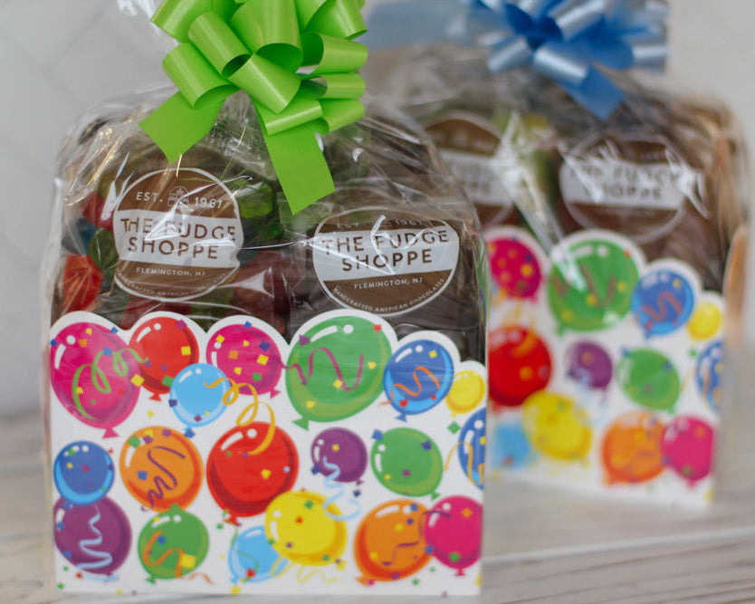 all occasion gift boxes on a white table