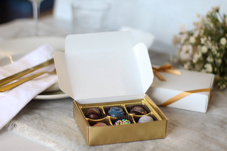 Six Piece Truffle Custom Favor