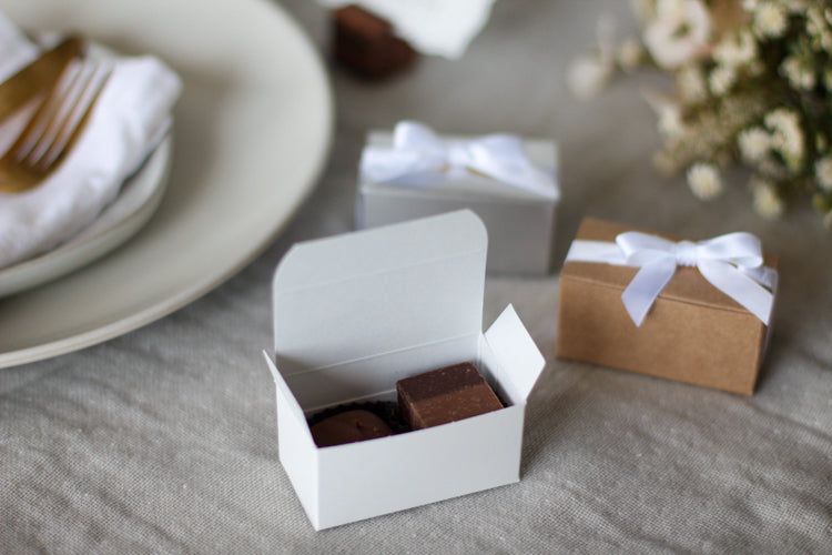 Two Piece Chocolate Custom Favor