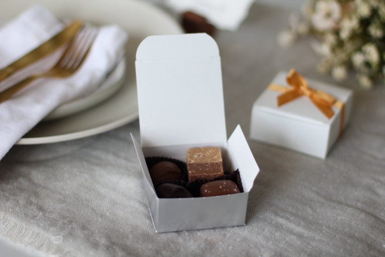 Four Piece Chocolate Custom Favor