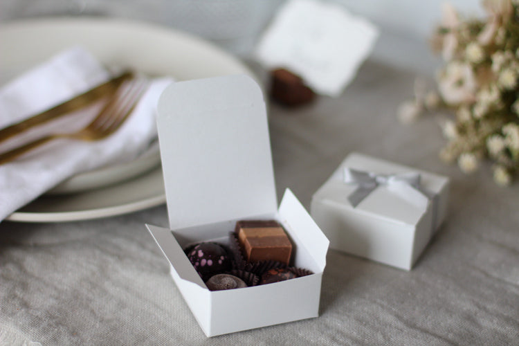Four Piece Truffle Custom Favor