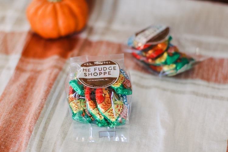 Foiled Milk Chocolate Turkeys