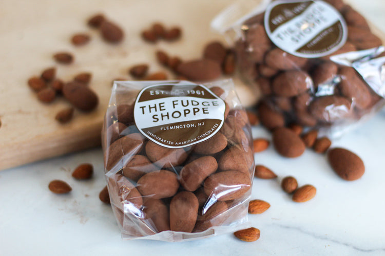 cocoa dusted almonds