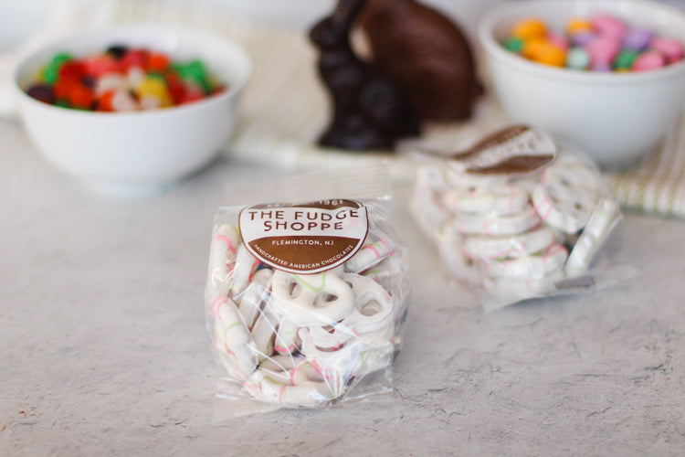 White Sprinkle Pretzels