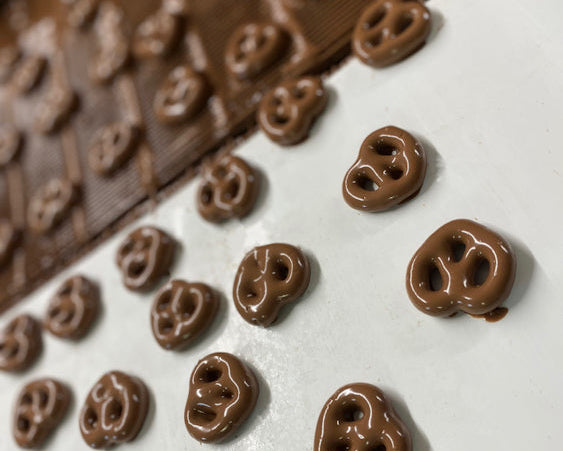 Chocolate Covered Mini Pretzels