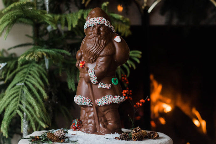 Large Chocolate Santa