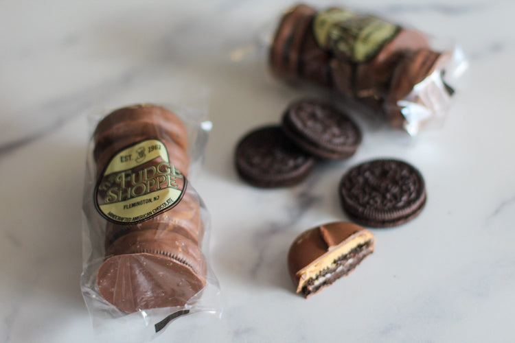 Chocolate Covered Peanut Butter Oreos