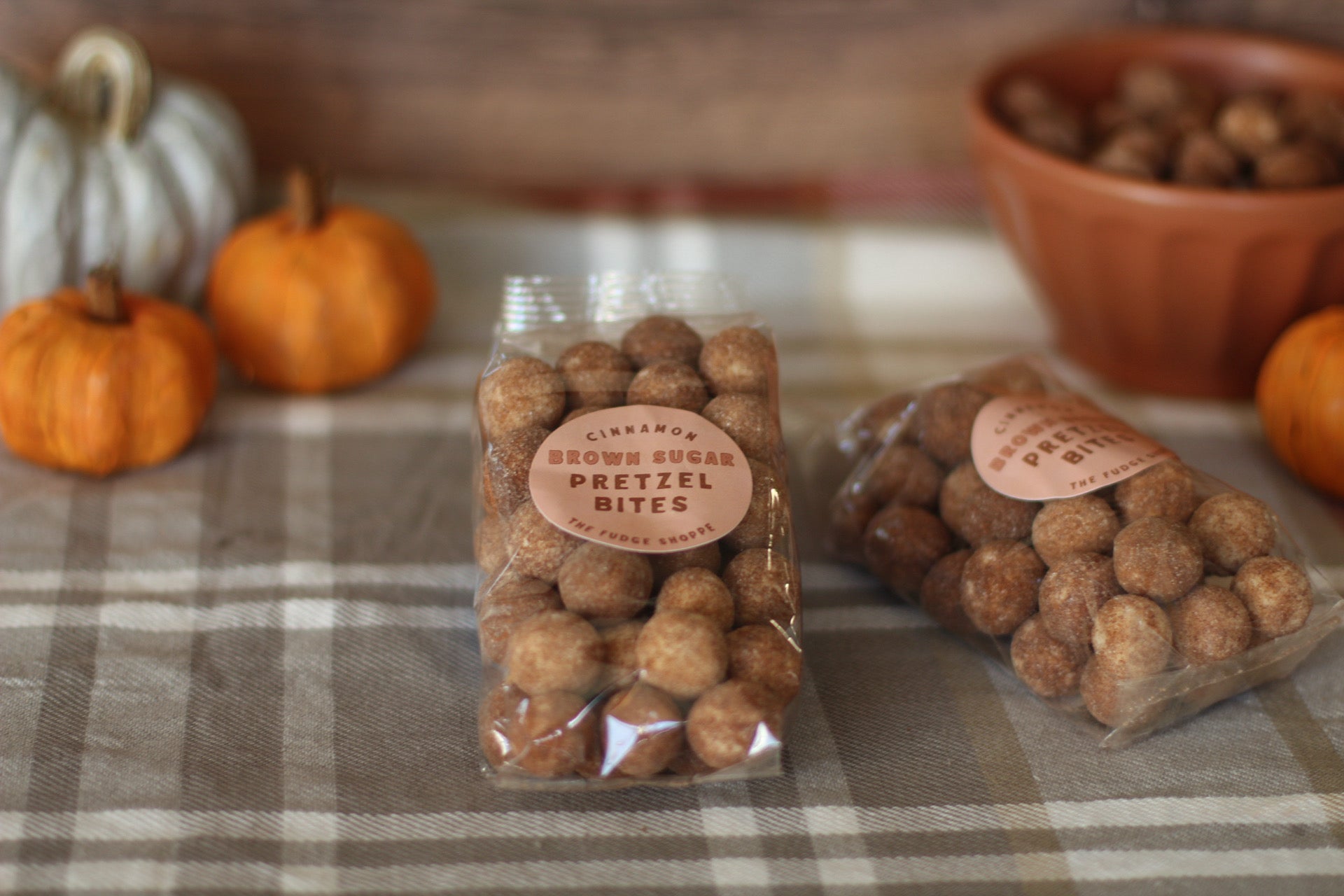 Cinnamon Brown Sugar Pretzel Bites