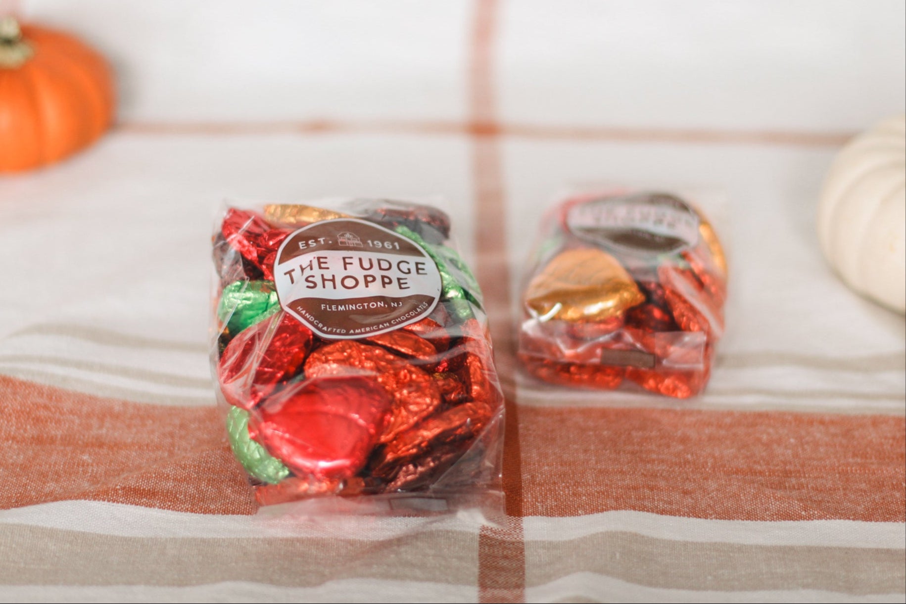 Foiled Chocolate Leaves