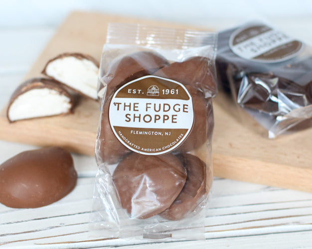 chocolate covered marshmallow eggs