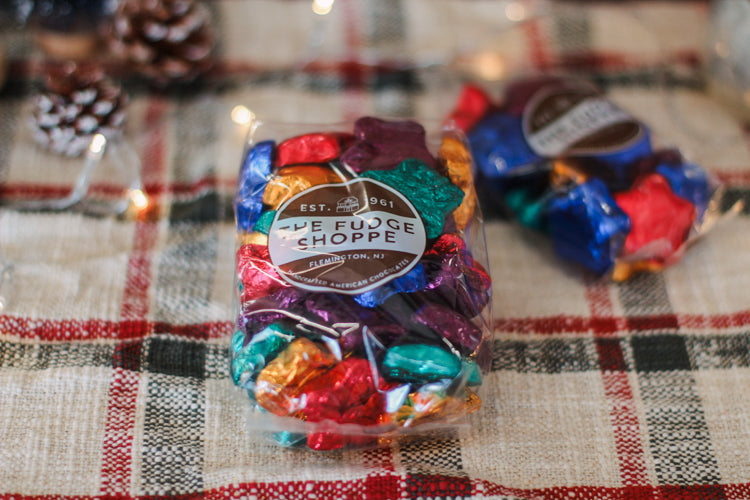 Foiled Chocolate Stars