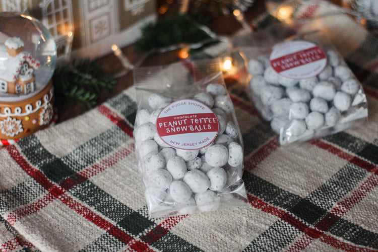 Peanut Toffee Snowballs