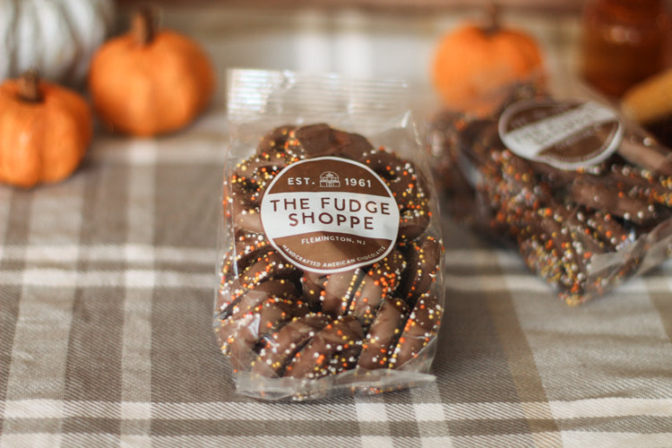 Fall Sprinkle Pretzels