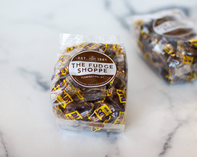 root beer barrels on a marble surface