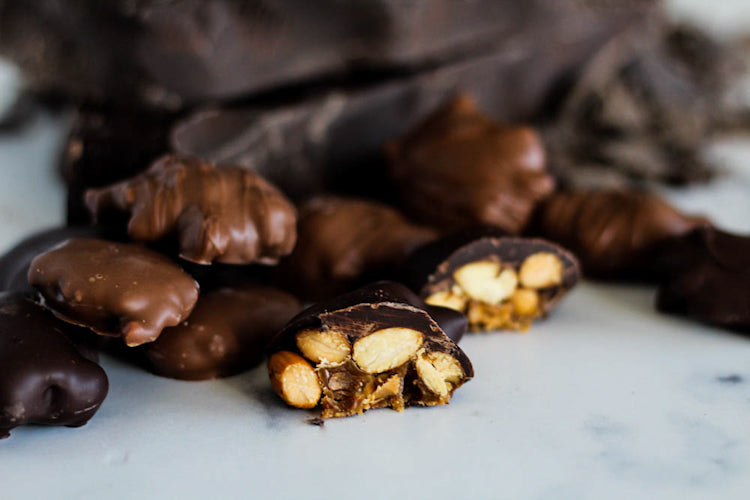 caramel nut patties