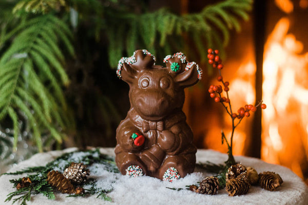 Decorated Chocolate Reindeer