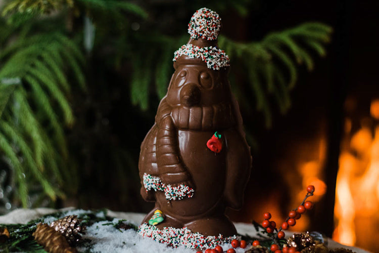 Decorated Chocolate Penguin