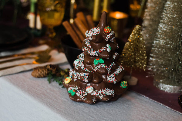 Decorated Chocolate Christmas Tree