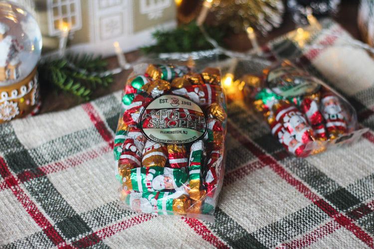 Chocolate Foiled Santa's