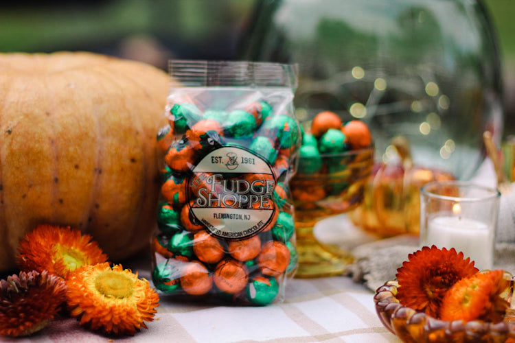 Milk Chocolate Halloween Foiled Balls