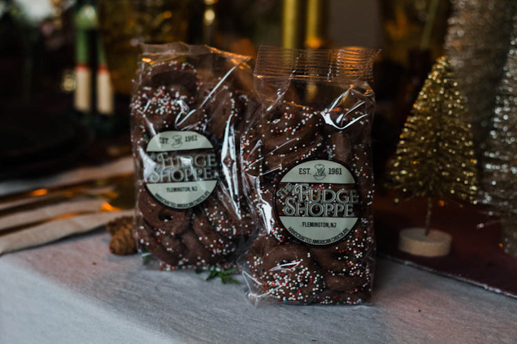 Holiday Sprinkle Pretzels