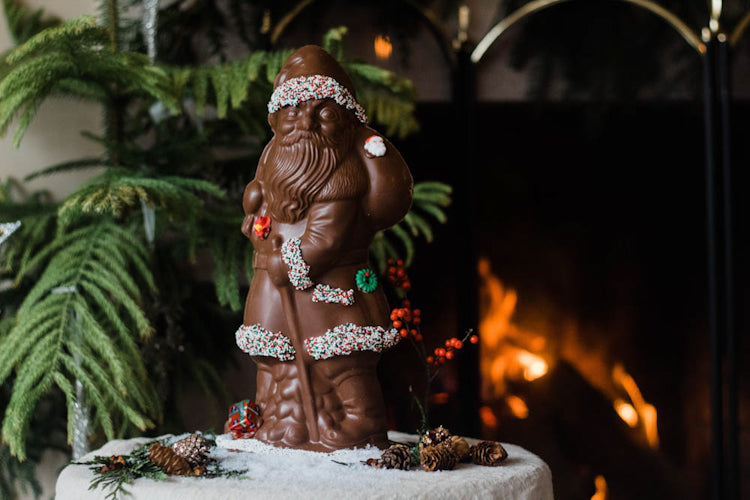 Large Chocolate Santa