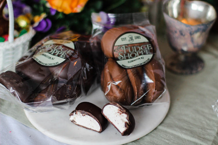 Chocolate Covered Marshmallow Eggs