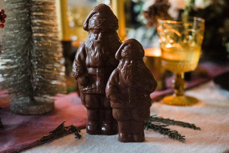 Solid Chocolate Santa